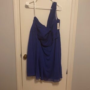 Cobalt Blue David’s Bridal Dress Size 24